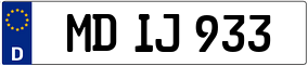 Truck License Plate